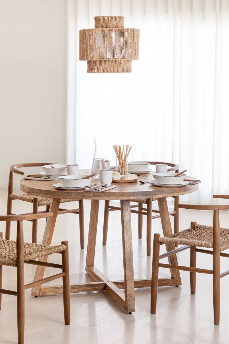 Galleria foto 'Tavolo da pranzo in stile naturale: 5 consigli per scegliere quello più adatto al tuo soggiorno…' - foto 3