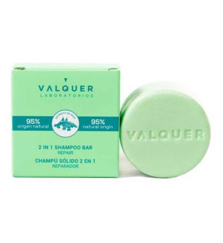 Valquer Laboratorios Shampoo e balsamo solido 2 in 1 riparatore