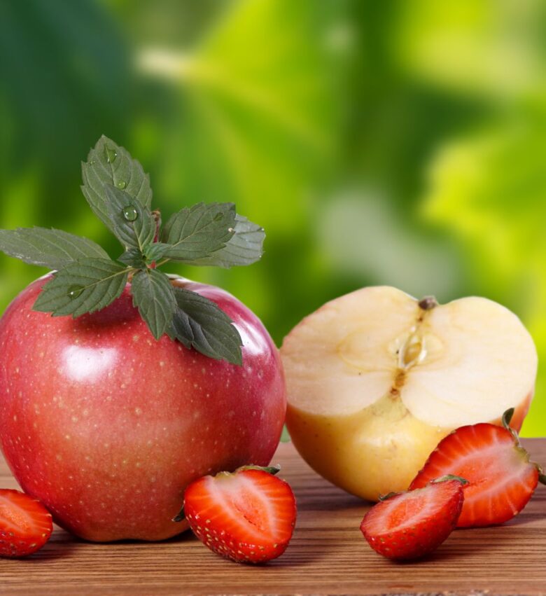 fragole e mele