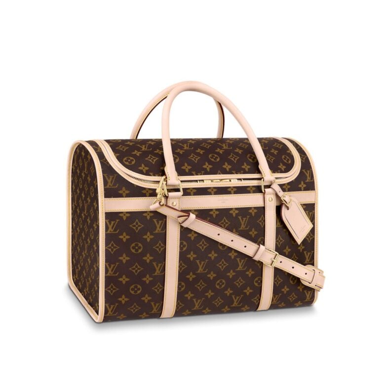 borsa per cani griffata