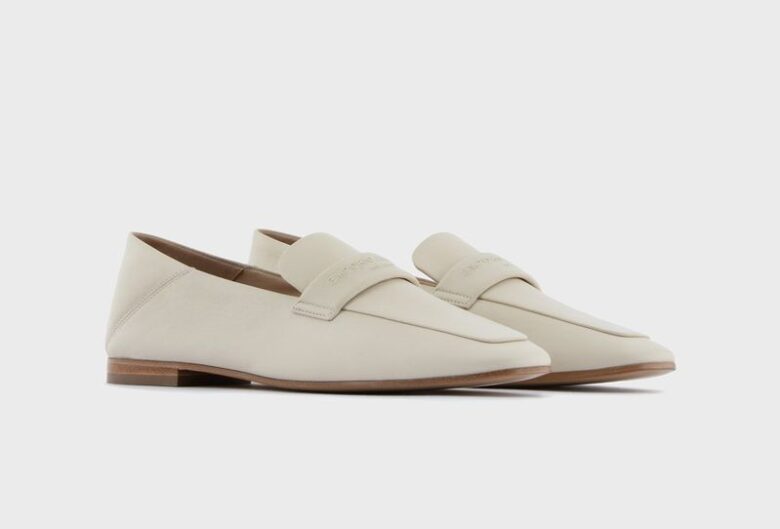 Armani mocassini bianchi chic