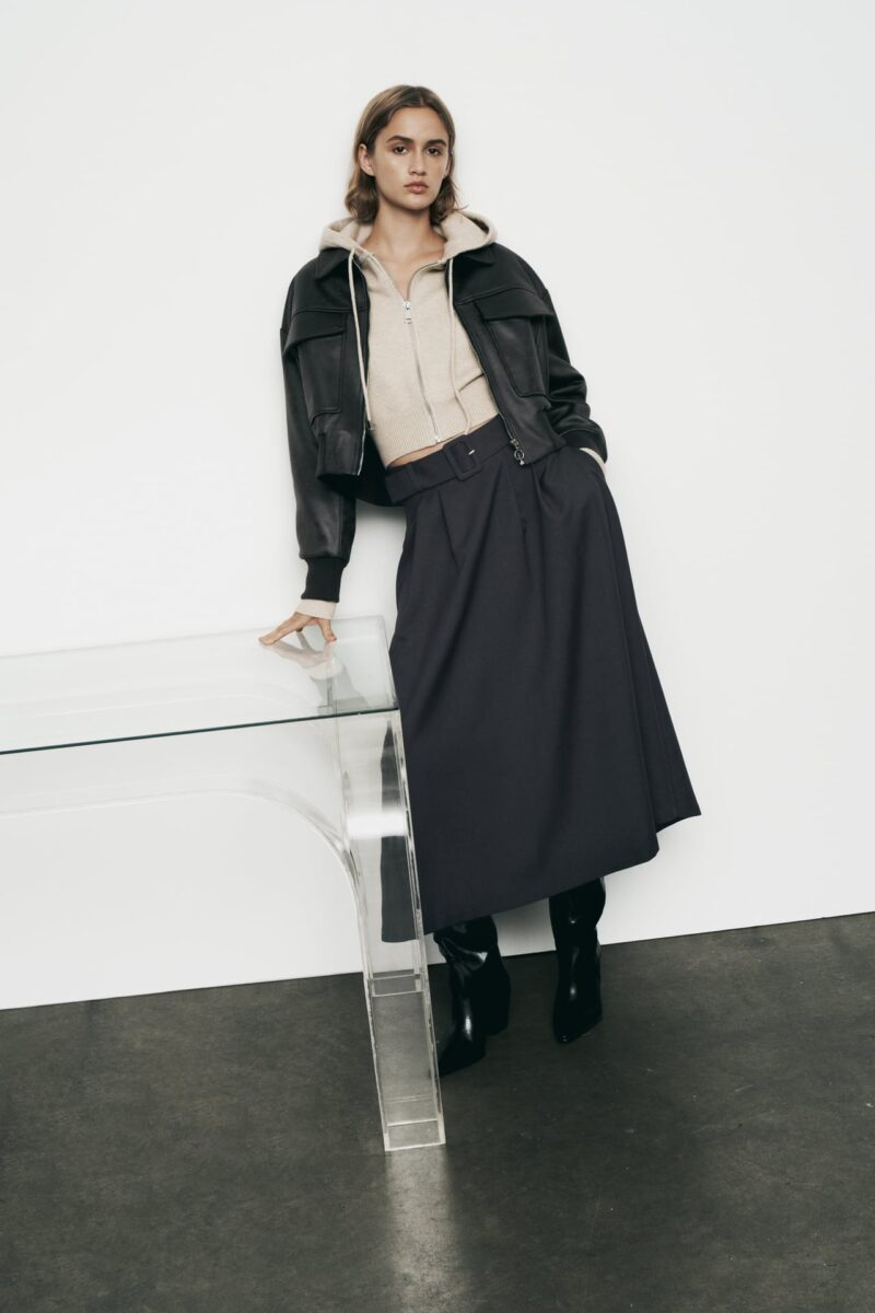 GIACCA PELLE ZARA