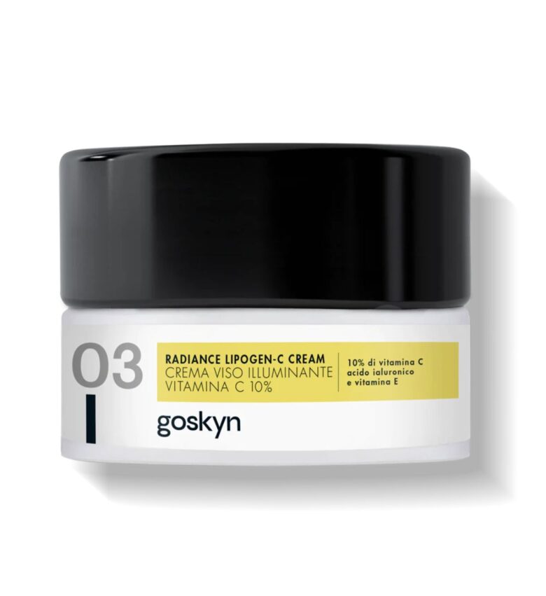 Goskyn, una crema viso super illuminante antiage con vitamina C al 10%