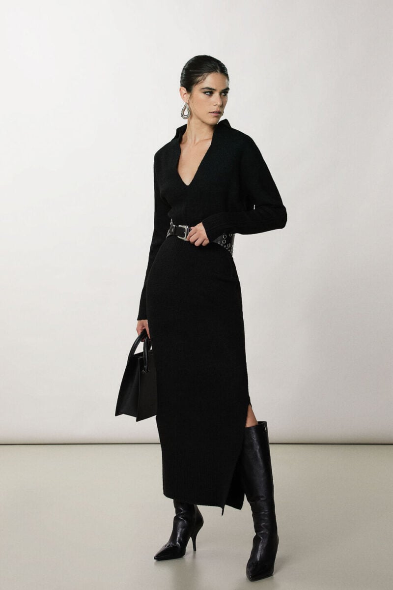 Galleria foto 'Abito nero lungo, capo trendy di Stagione: 5 modelli da indossare questo Autunno' - foto 5