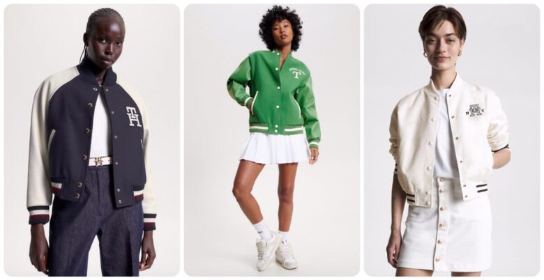 Tommy Hilfiger Bomber stile Preppy