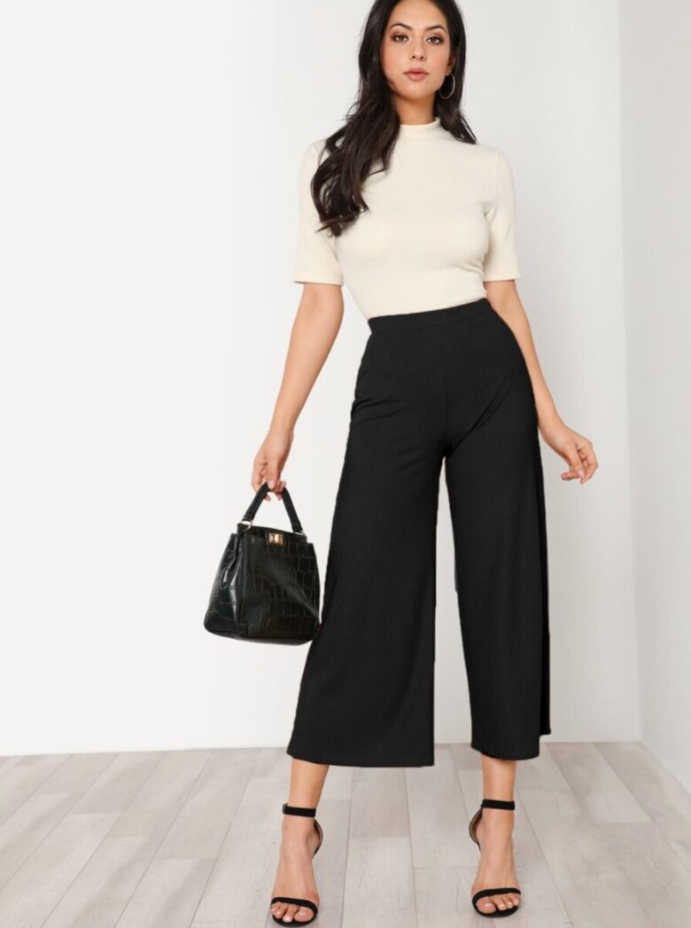 sandali con pantaloni culotte shein