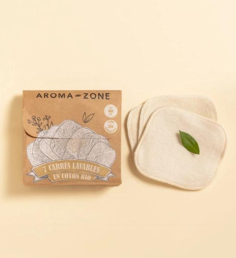 Dischetti struccanti lavabili di cotone Aroma Zone