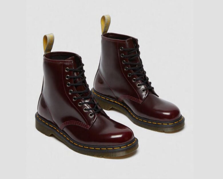 Dottor Martens Verniciati bordeaux classici
