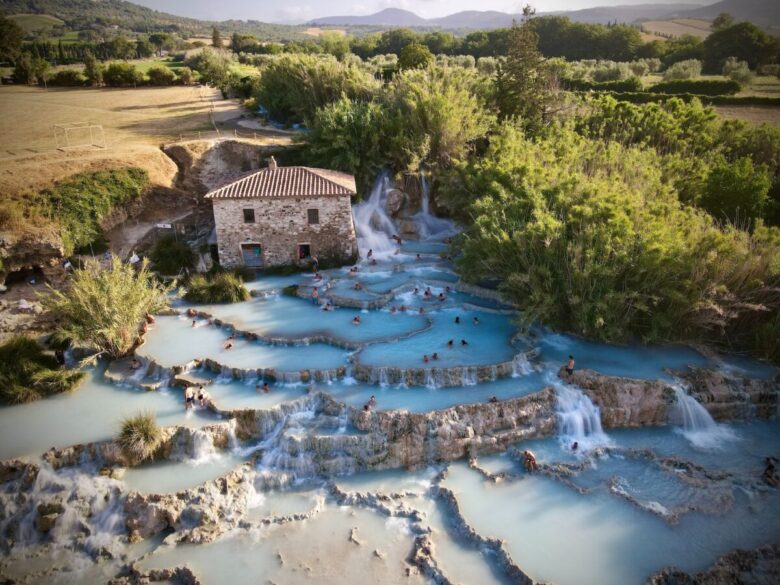 Cascate del Mulino, Terme di Saturnia