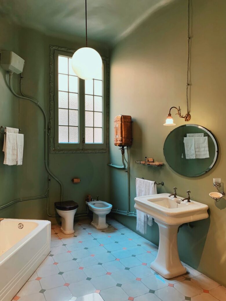 verde colore bagno