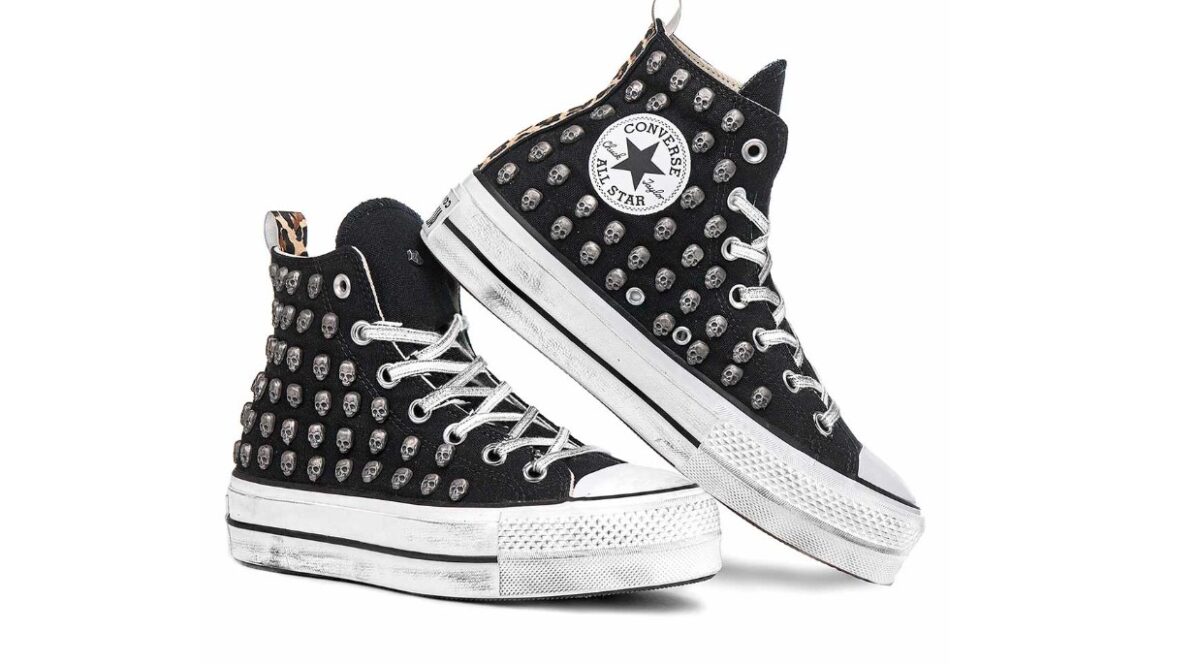 converse con teschi 