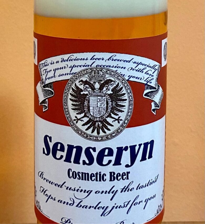 cosmetic beer senseryn