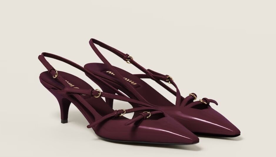 slingback miu miu