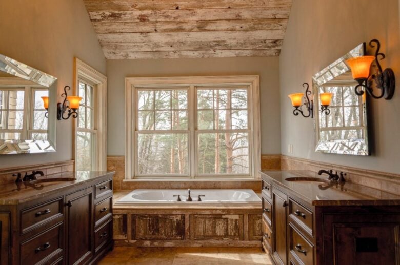 Idee e suggerimenti per realizzare un Bagno in Stile Rustico, caldo e accogliente! Idee e suggerimenti per realizzare un Bagno in Stile Rustico, caldo e accogliente!