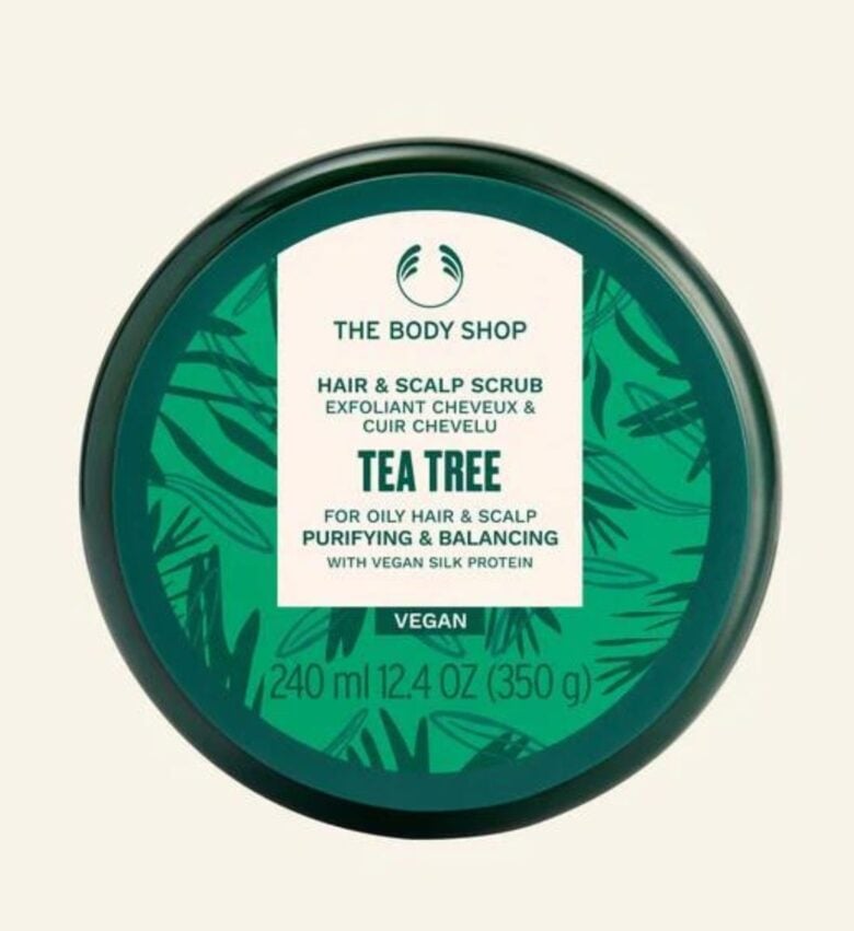 shampoo esfoliante the body shop