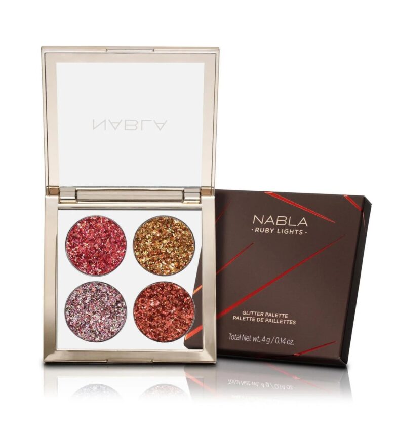 Ruby Lights Glitter Palette di Nabla