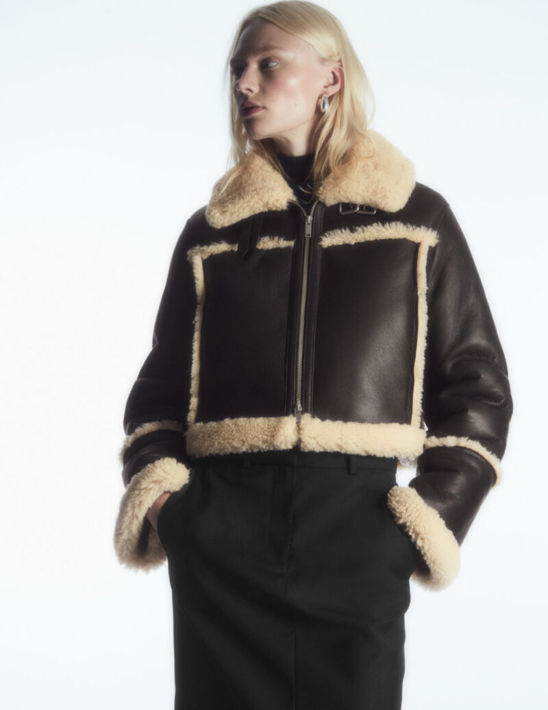 cos giacche in shearling