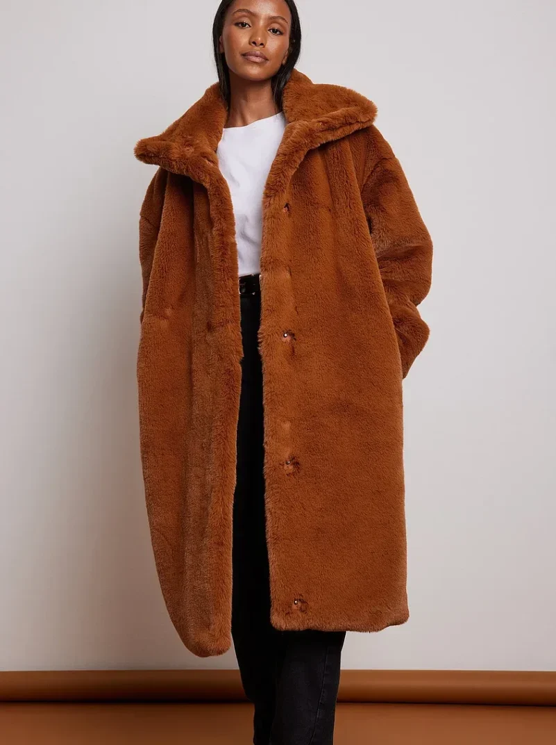 fur coat oversize