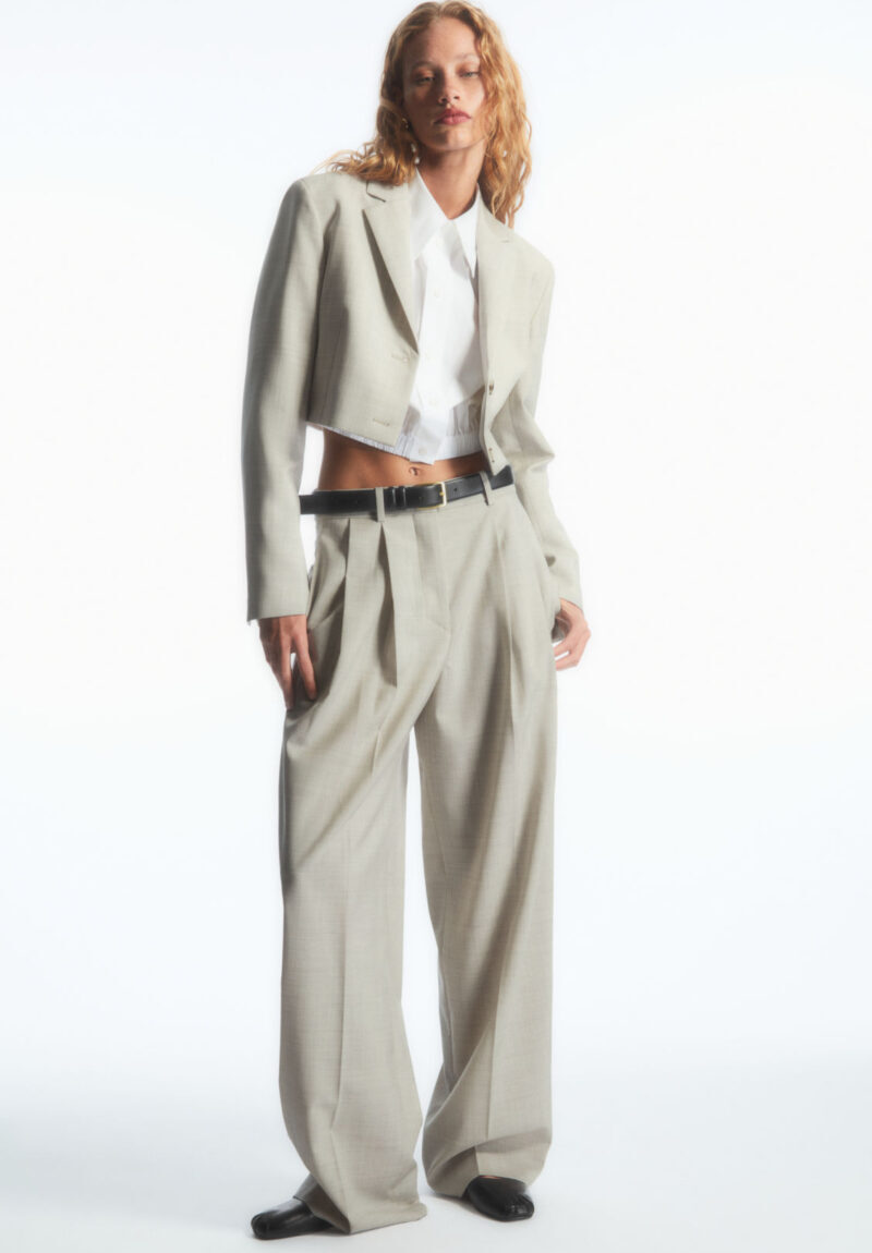 pantaloni latte dressing cos