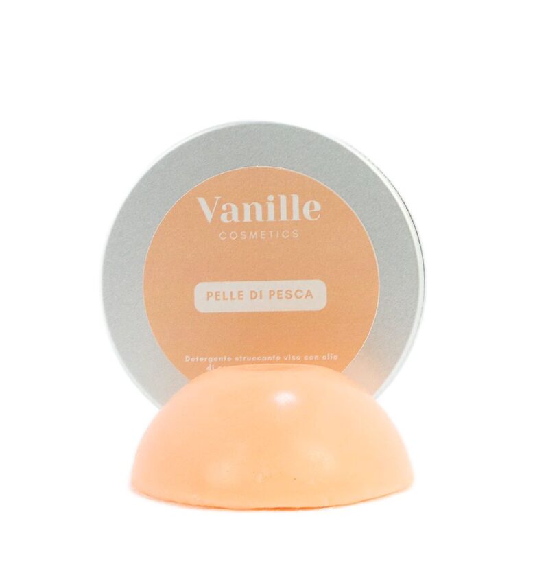 Vanille Cosmetics, Detergente viso struccante solido pelle di pesca