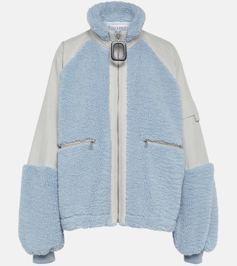 giacca in pile jw anderson