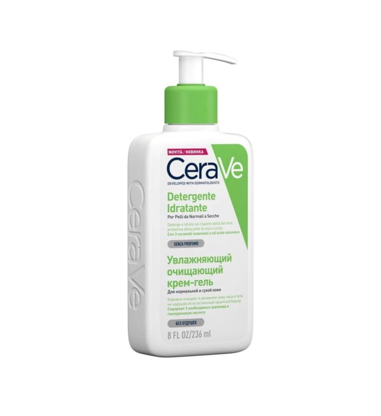 CeraVe, il Detergente Idratante Viso con acido ialuronico e ceramidi