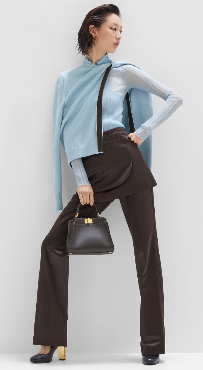 gonna su pantalone