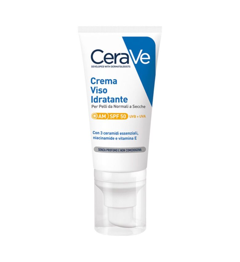 crema viso SPF 50 di CeraVe