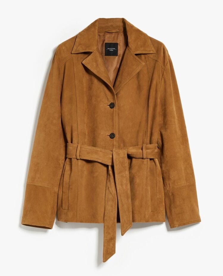 giacca suede maxmara