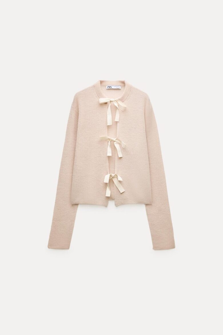 cardigan coquette Zara