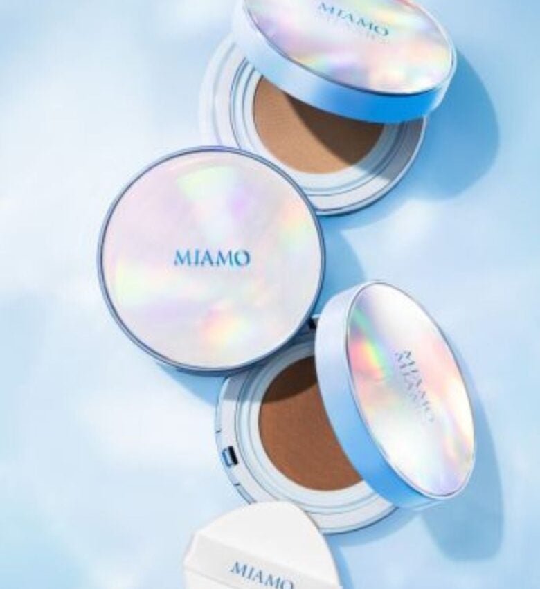 Miamo Second Skin Mesh Cushion Foundation SPF50 PA+++ Cushion fondotinta compatto