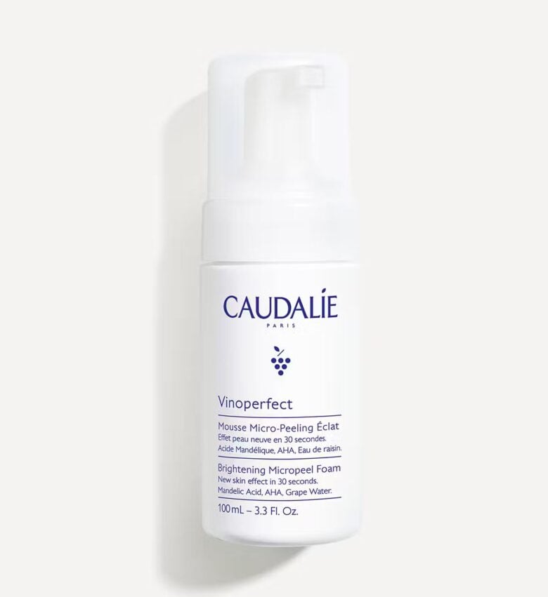 Mousse Micro-Peeling Illuminante Vinoperfect caudalie