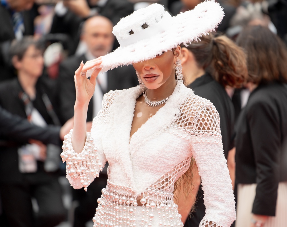 Galleria foto 'Cannes 2024, Winnie Harlow porta sul red carpet il Tailleur total white con Perle: che stile!' - foto 1
