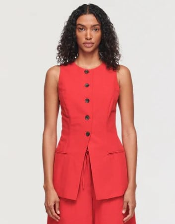 gilet lino aligne