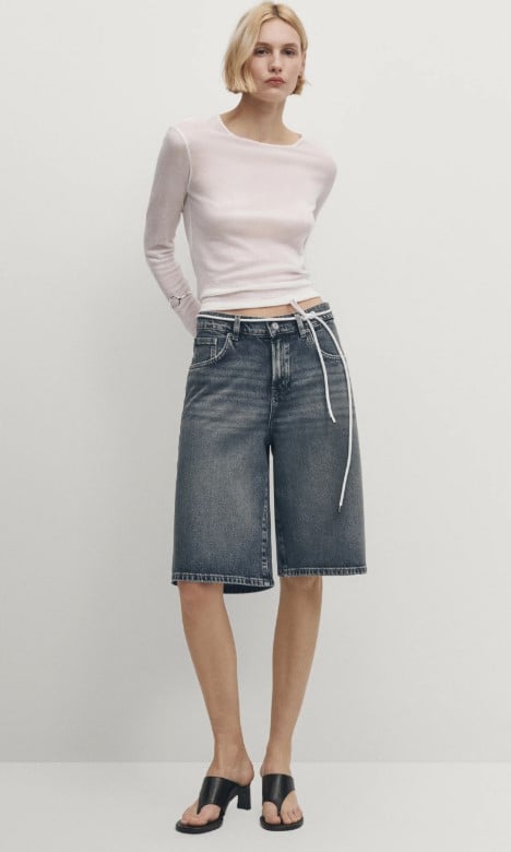 bermuda in denim 