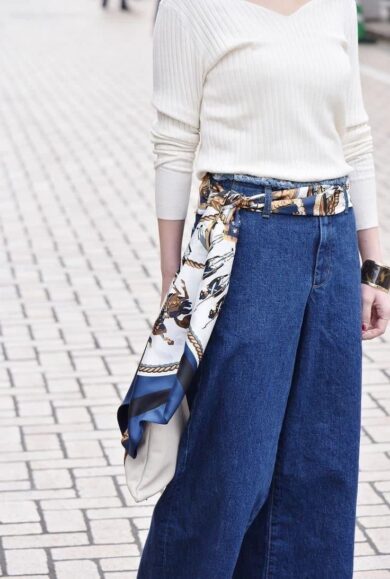 cintura foulard