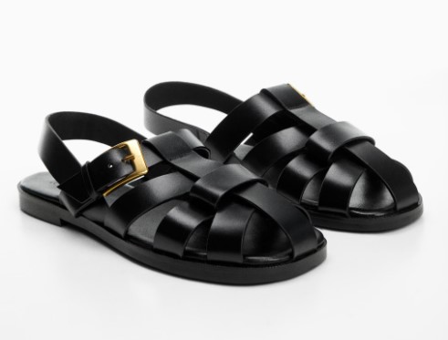 mango sandali flat