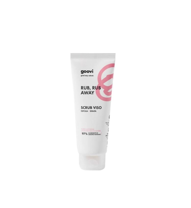 GOOVI Rub Away è un esfoliante e idratante viso in crema