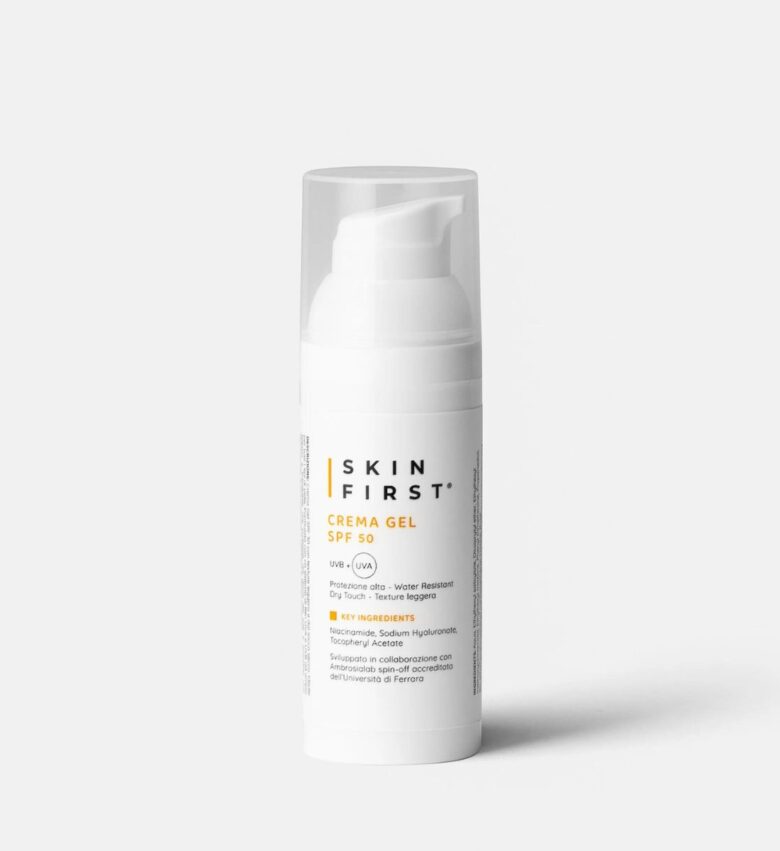 crema solare gel SPF 50