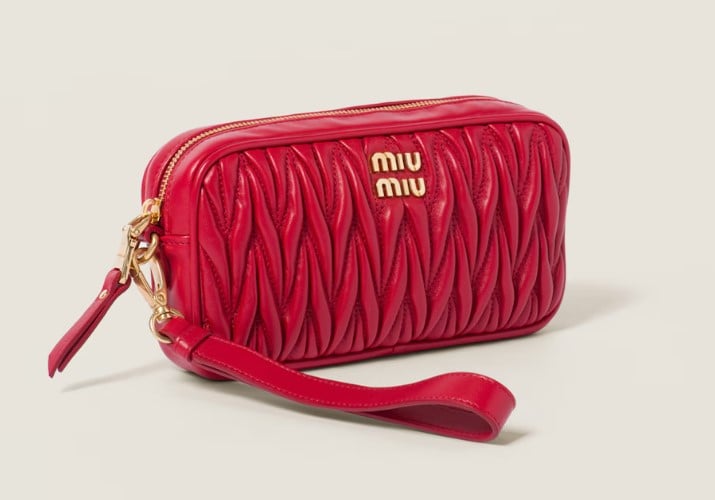 pochette da polso miu miu 