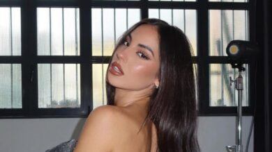 Giulia De Lellis è una visione a Pasqua con il make up sofisticato e naturale e il dress bianco candido!