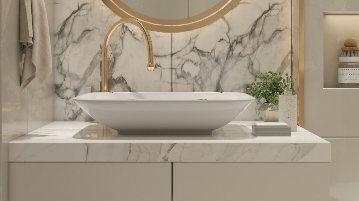 Galleria foto 'Come eliminare le macchie dalle superfici in Marmo di Mobili, Bagno e Cucina' - foto 4