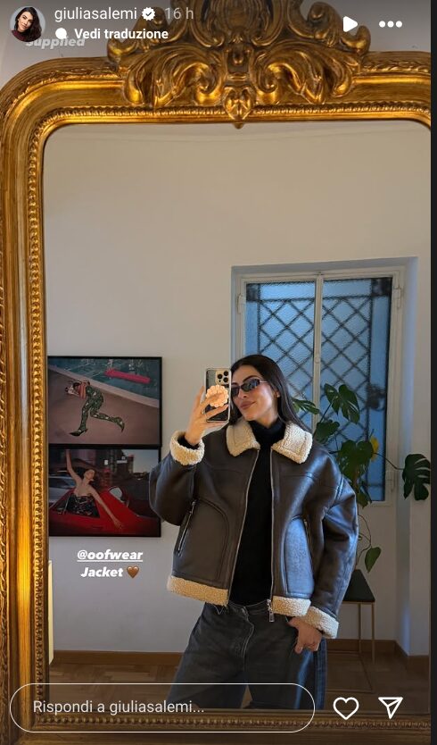 Giulia Salemi, la sua giacca in eco-montone è perfetta per l’inverno: da avere subito! Giulia Salemi, la sua giacca in eco-montone è perfetta per l’inverno: da avere subito!