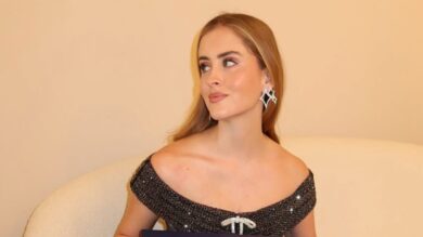 Valentina Ferragni, l’abito sparkling è un sogno: che stile