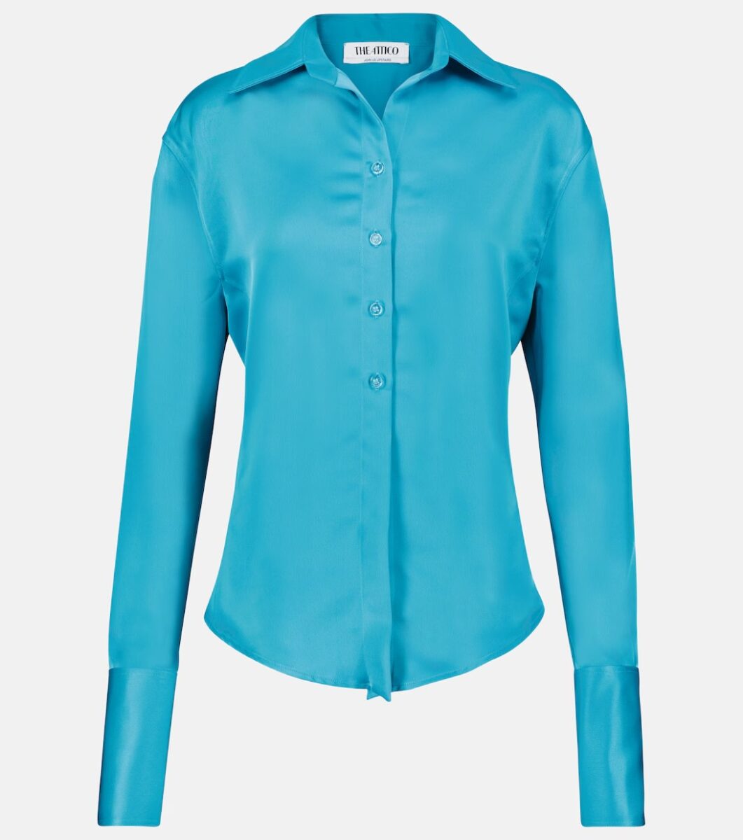 Camicie in satin, il segreto dei look chic di stagione Camicie in satin, il segreto dei look chic di stagione