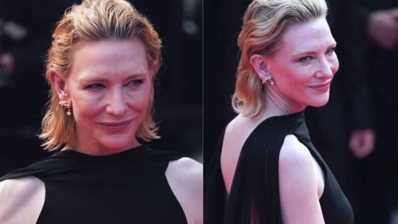 Cate Blanchett chiude da vera regina il Festival di Cannes 2025 con un total black super elegante e raffinato!