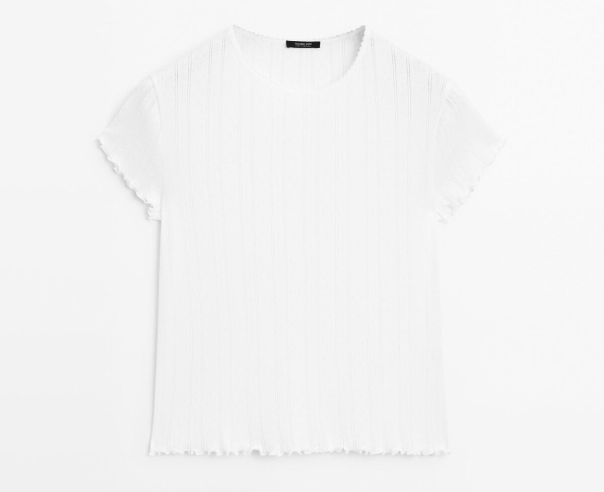 Per romantici look in stile Y2K, puntate tutto sulle Maglie Pointelle
