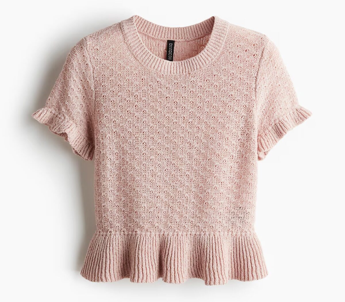 Per romantici look in stile Y2K, puntate tutto sulle Maglie Pointelle