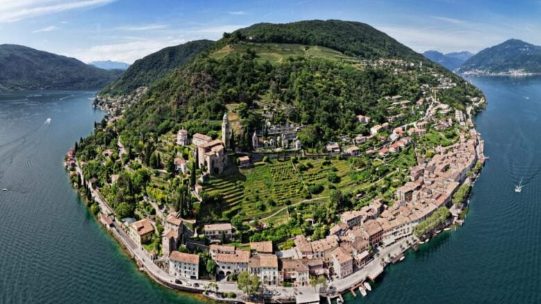 La chiamano la Perla del Ceresio: una splendida località sulle sponde del Lago più bello del Canton Ticino