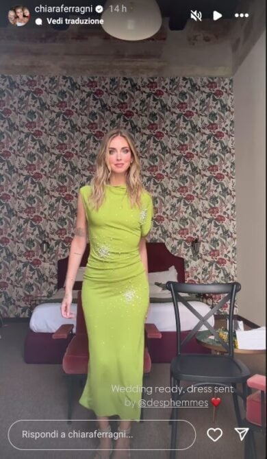 Chiara Ferragni sfoggia l’abito perfetto per un matrimonio in estate: da copiare subito!